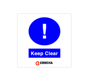 ERREKA Keep Clear Signage
